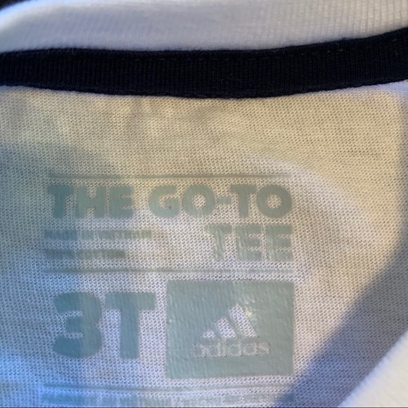 Kids Short Sleeve Adidas‎ T-Shirt - Picture 3 of 5